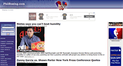 Desktop Screenshot of m.www.philboxing.com