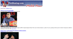 Desktop Screenshot of m.philboxing.com