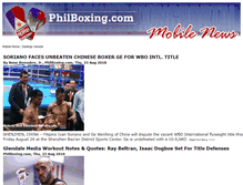 Tablet Screenshot of philboxing.com