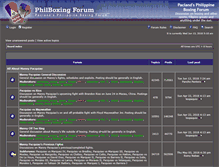 Tablet Screenshot of forum.philboxing.com